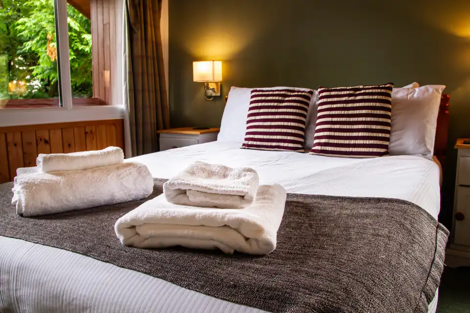 Lodge interior bedroom