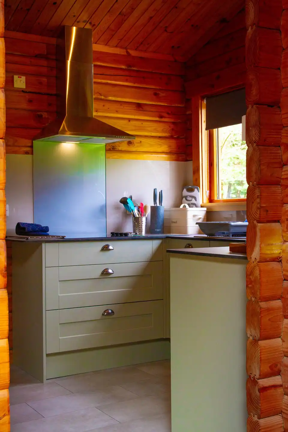 Lodge interior kitchen